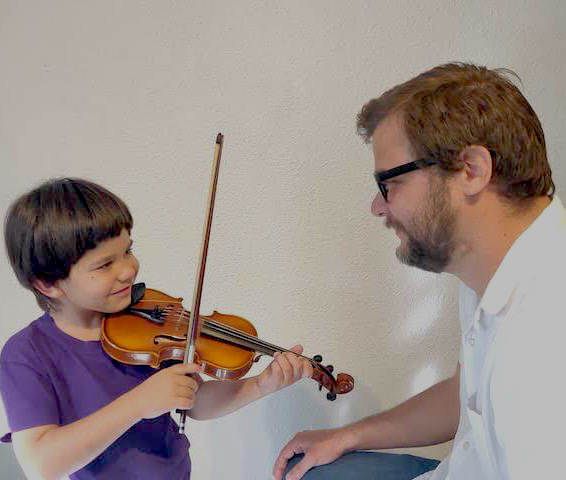 Curso de violín para niños