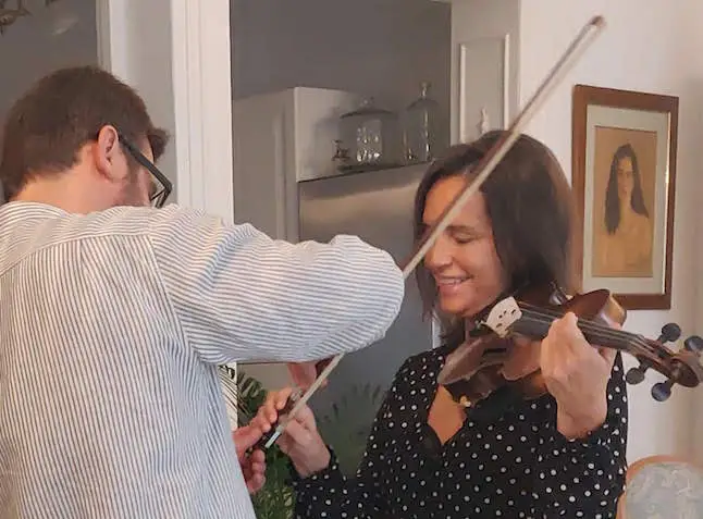 Clase de violín para adultos en domicilio en Madrid